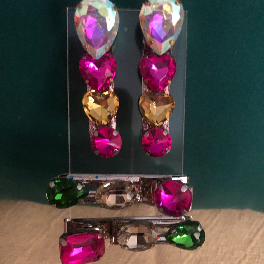Rhinestone Hair clips
